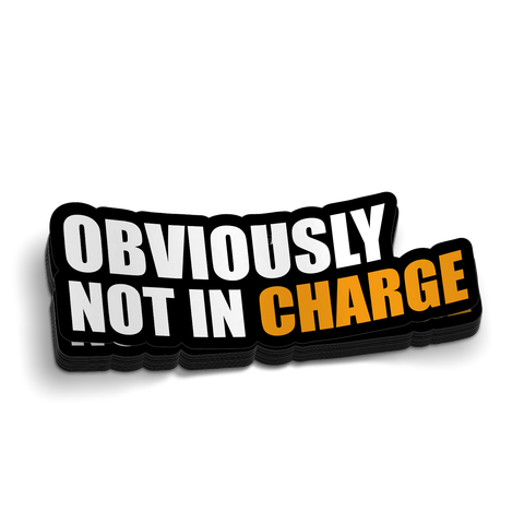 Obviously Not In Charge